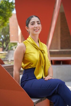 Maryam Khezri visits her alma mater.