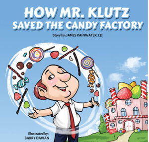 A man juggles candy on the cover image