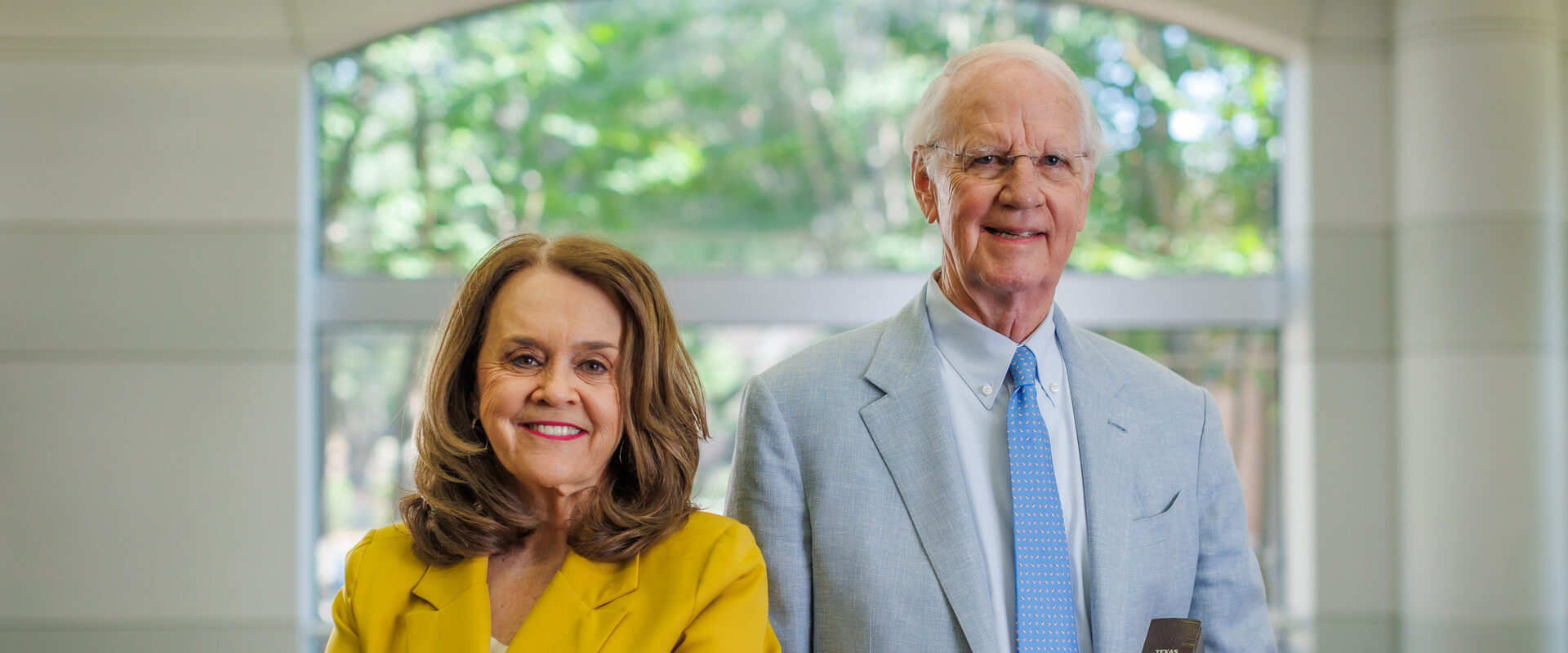 Sara E. Dysart , left, and Jim Drought, both work to help the University through their legal services.