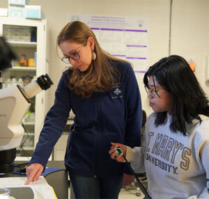 Jennifer Harr, Ph.D., and Chiara Maldonado review findings about their studies on microplastics.
