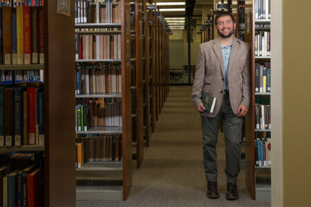Alex Salinas visits the St. Mary's Blume Library with his debut novel, The Dream Life of Larry Rios.