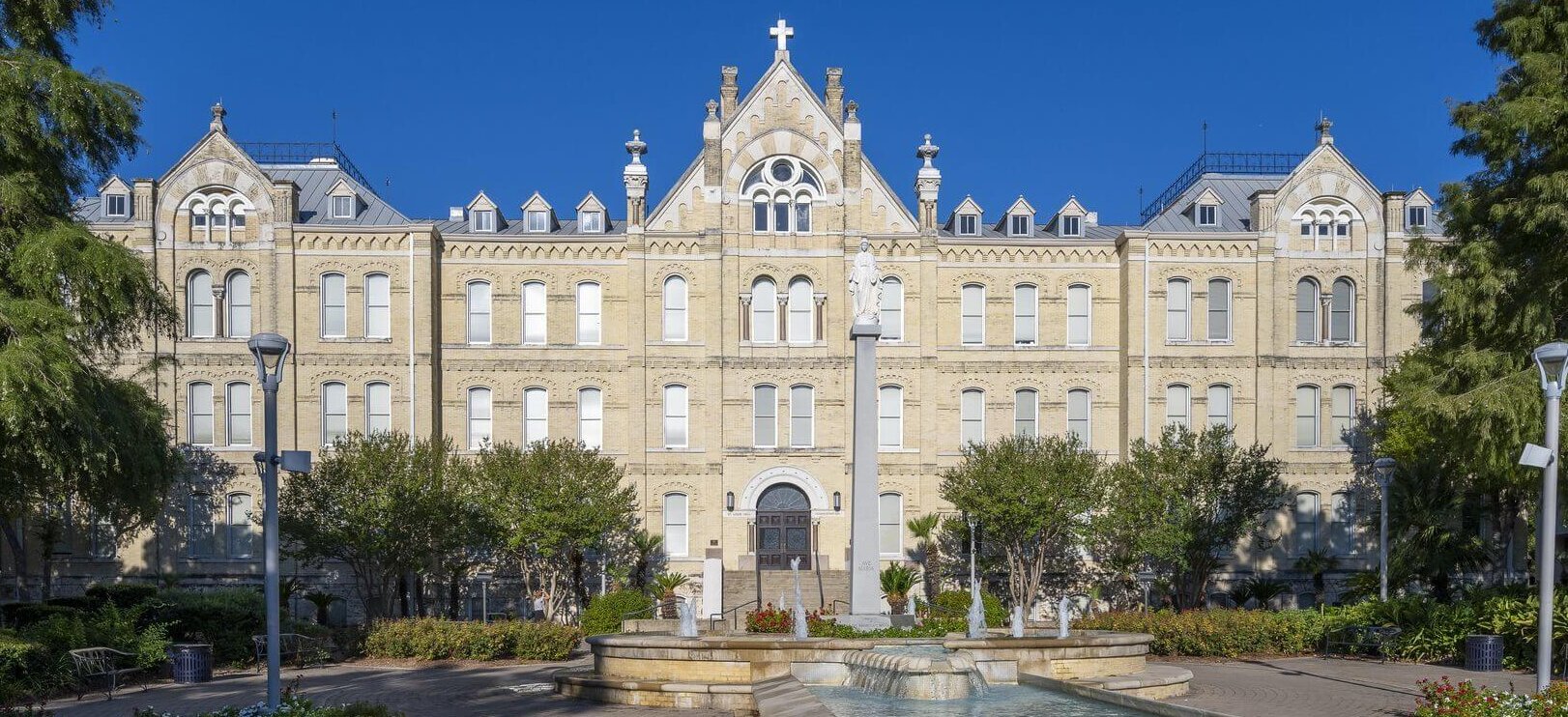 St. Louis Hall, the main building on St. Mary's University's campus.