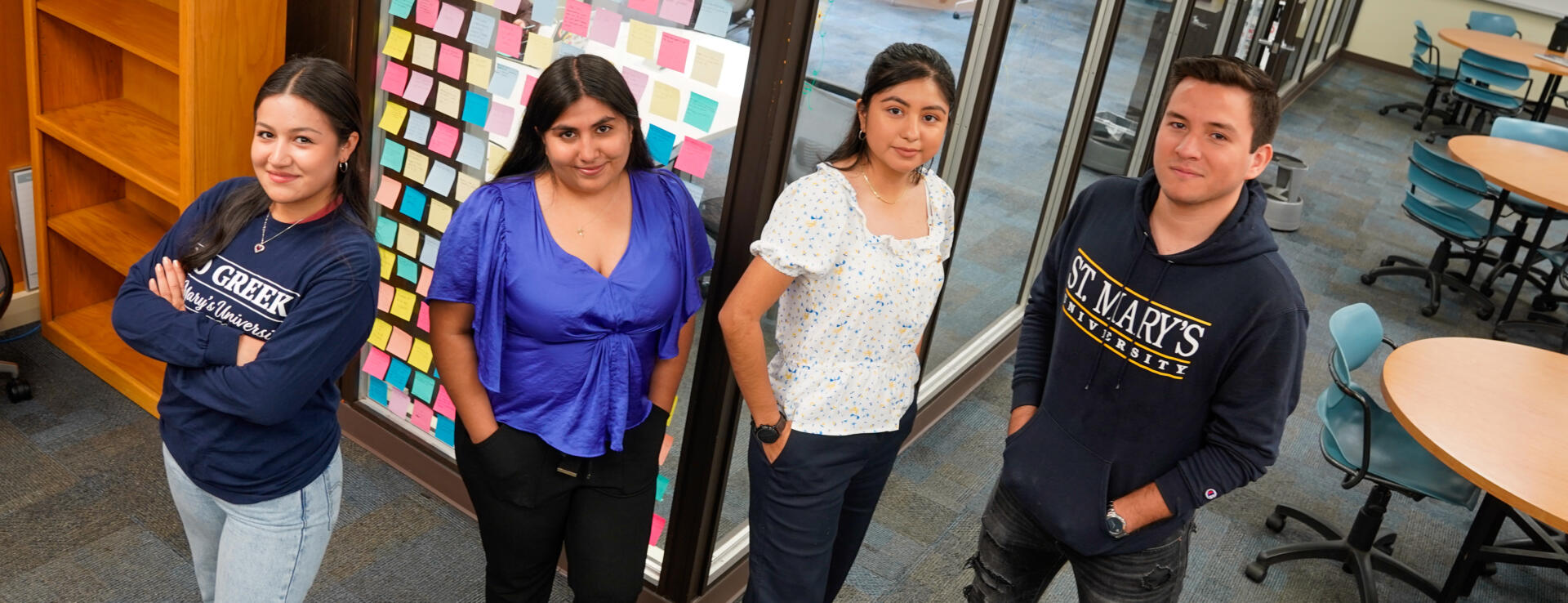 Students in the Rattler Success center