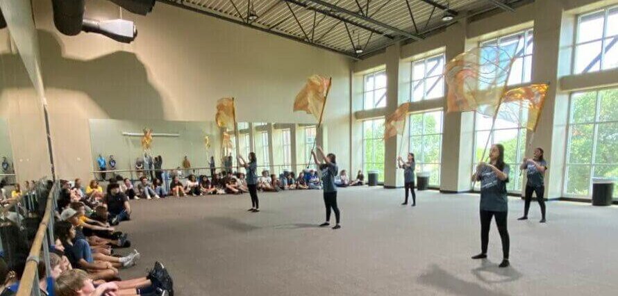 Cologuard team demonstrates how to use the flags.