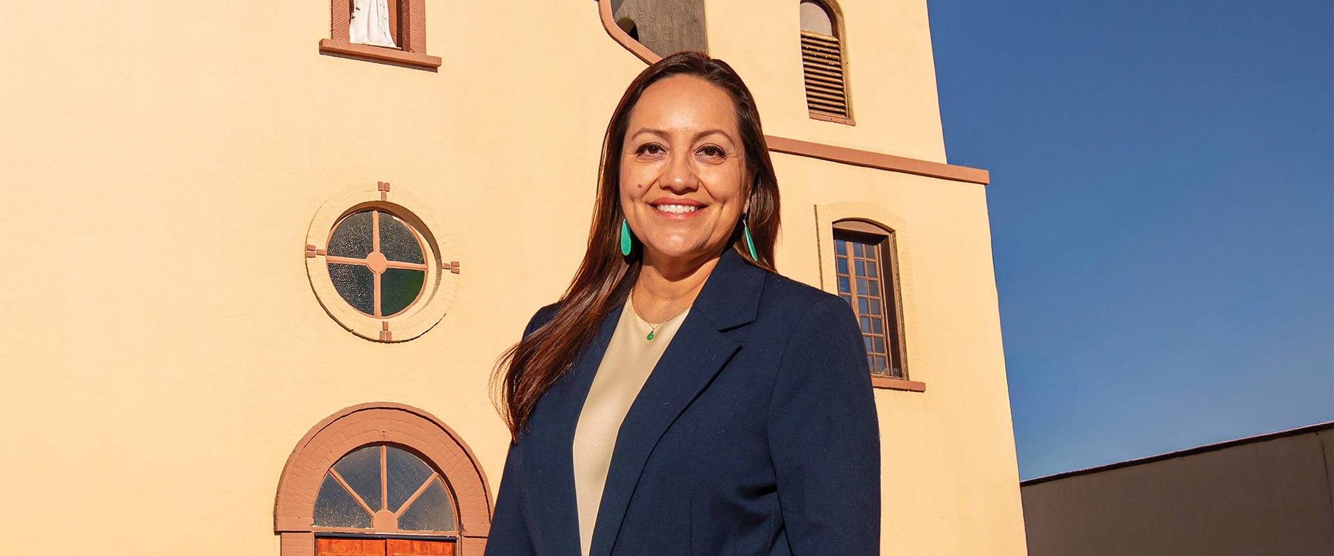 Christine Serrano was called to do economic development for the Ysleta del Sur Pueblo