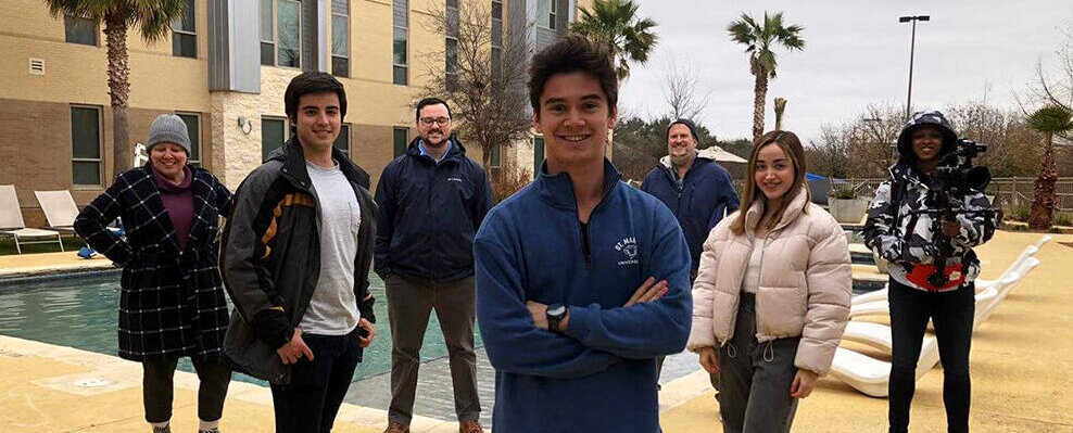 St. Mary's University students take part in the series "The College Tour"