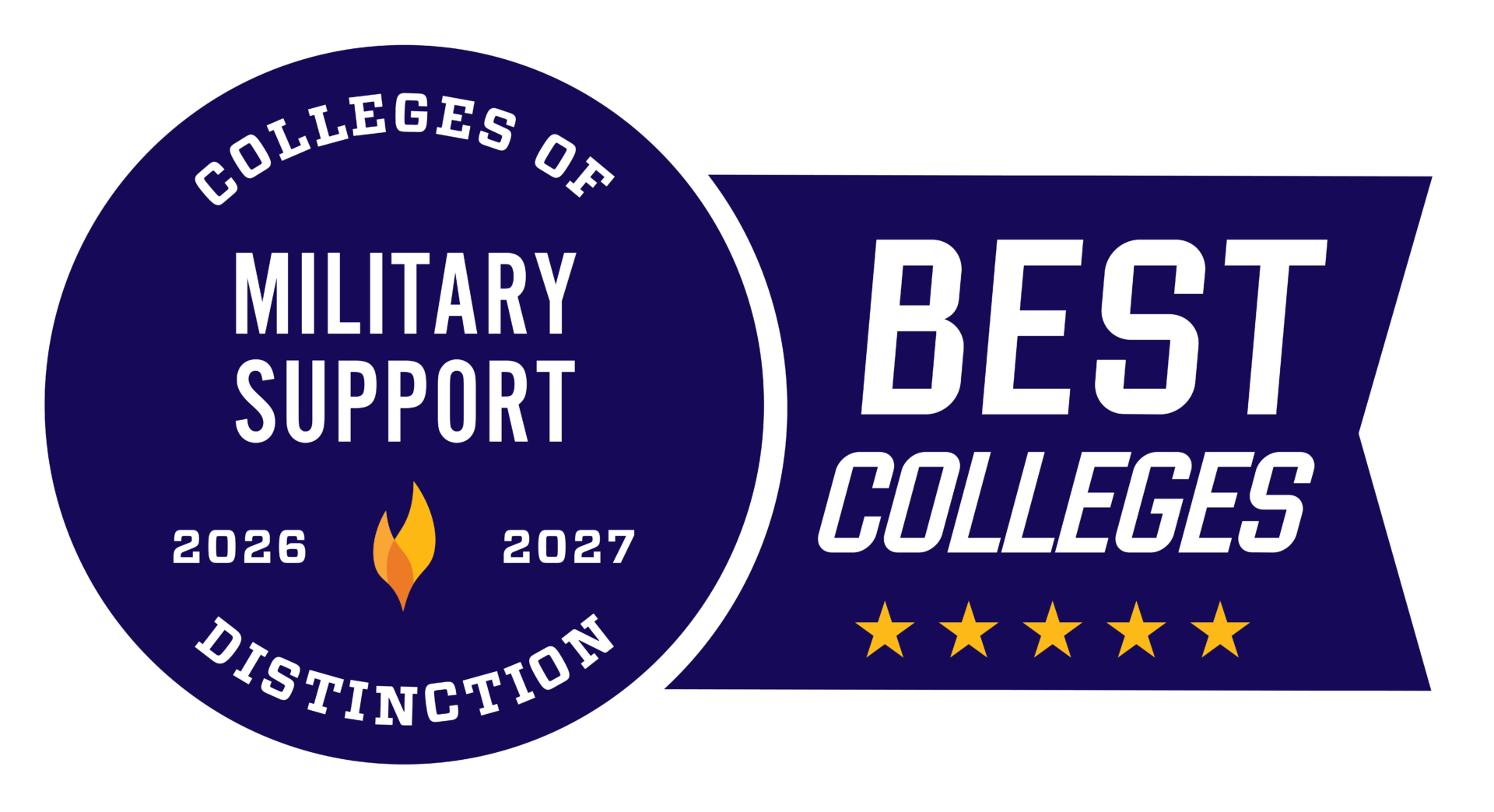 Best Colleges, Military Support Colleges of Distinction 2026 - 2027