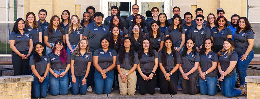 Residence Life RA staff group photo