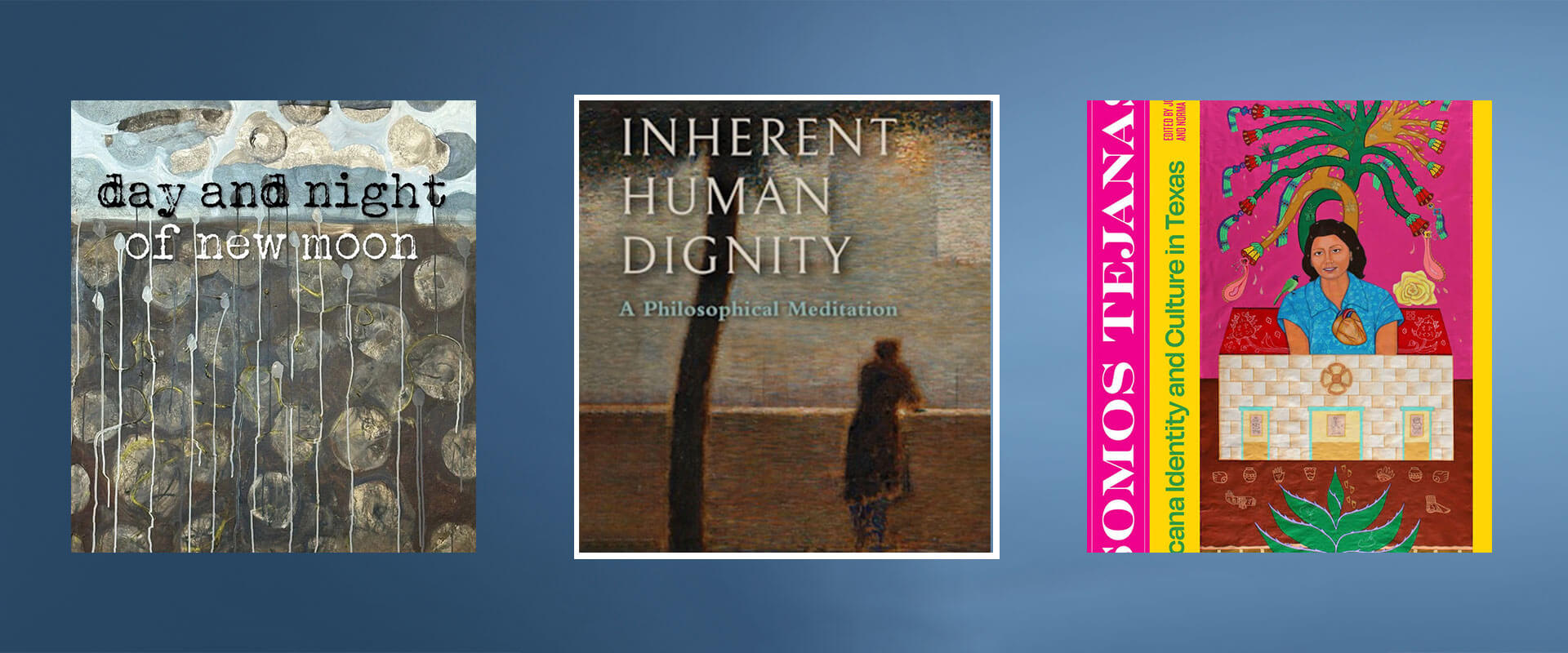 A banner featuring three covers from the Summer 2026 reads list for Gold & Blue magazine.