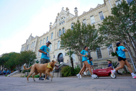 StMU 5K for the neighborhood participants run by historic St. Louis Hall.