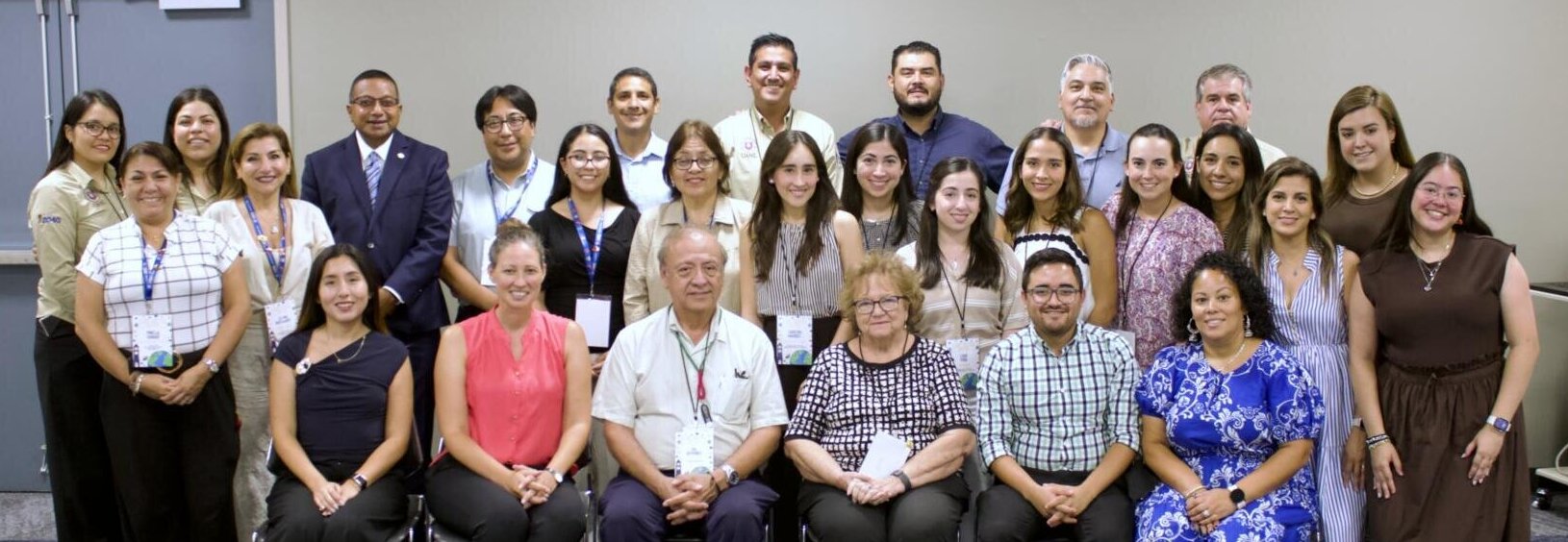Global Educators’ Academy participants take a group photo.